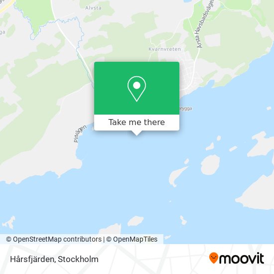 Hårsfjärden map