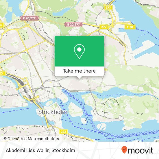 Akademi Liss Wallin map