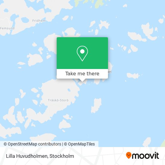 Lilla Huvudholmen map