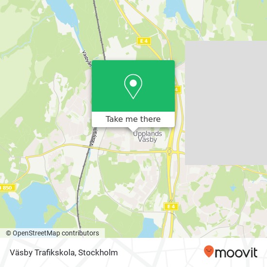 Väsby Trafikskola map