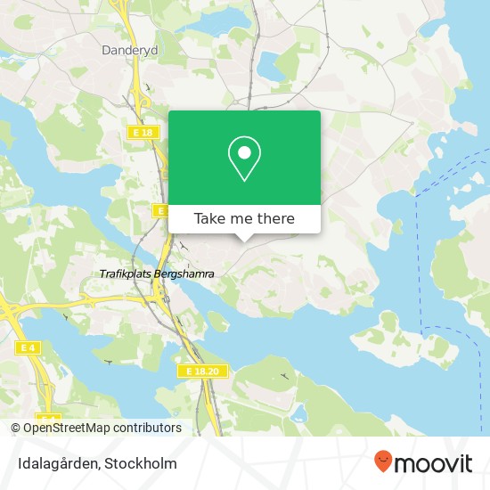 Idalagården map