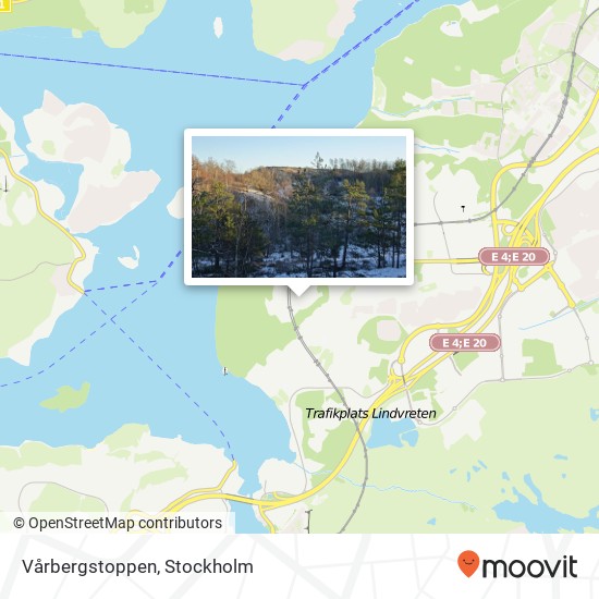 Vårbergstoppen map