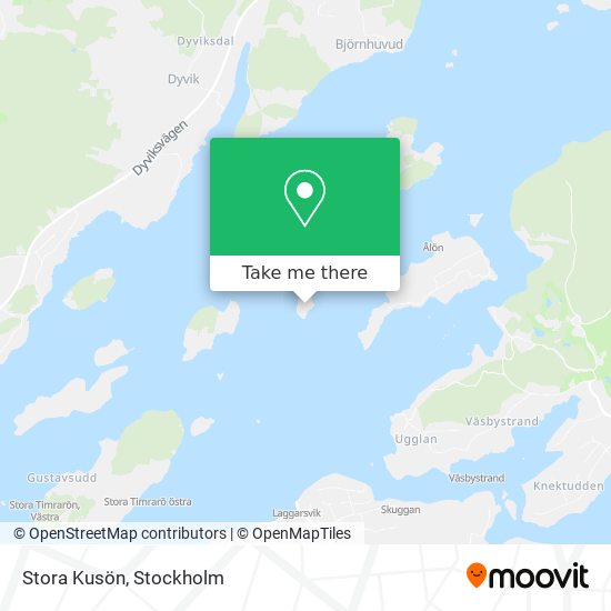 Stora Kusön map