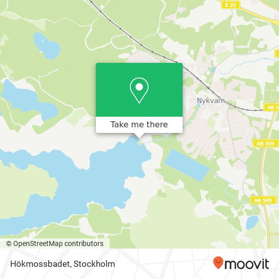 Hökmossbadet map