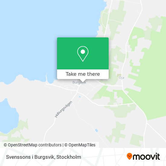 Svenssons i Burgsvik map