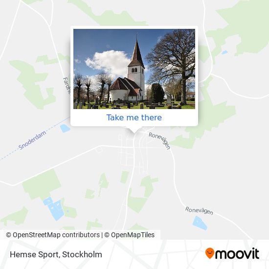 Hemse Sport map