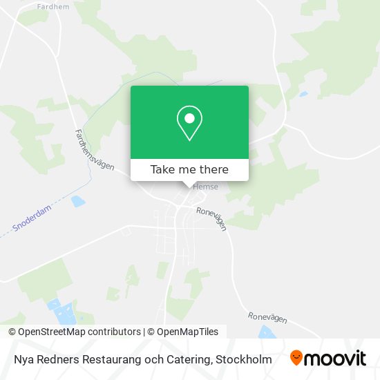 Nya Redners Restaurang och Catering map