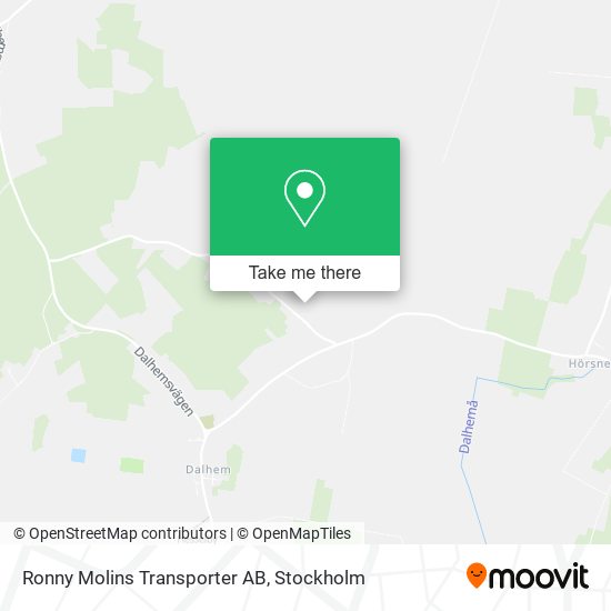 Ronny Molins Transporter AB map