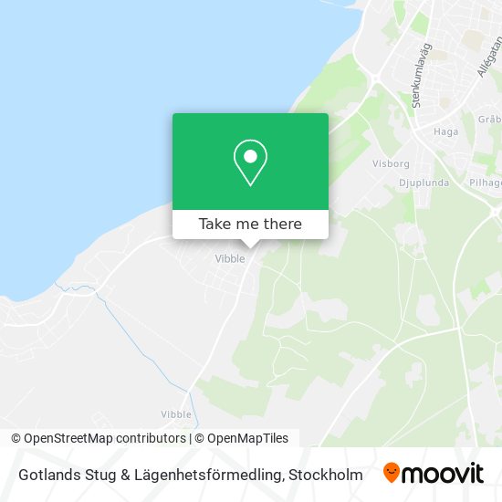 Gotlands Stug & Lägenhetsförmedling map