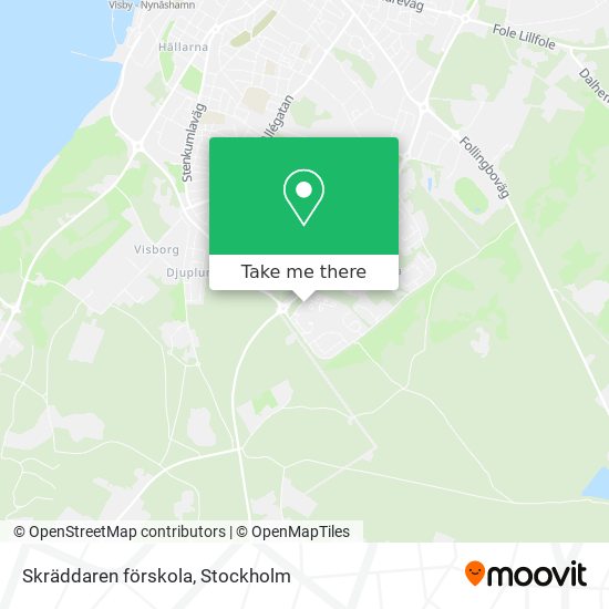 Skräddaren förskola map