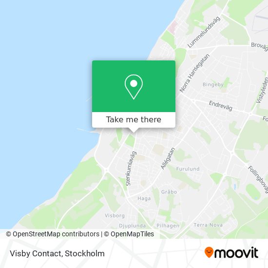 Visby Contact map