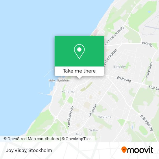 Joy.Visby map