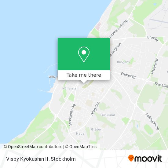 Visby Kyokushin If map