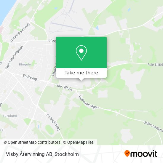 Visby Återvinning AB map