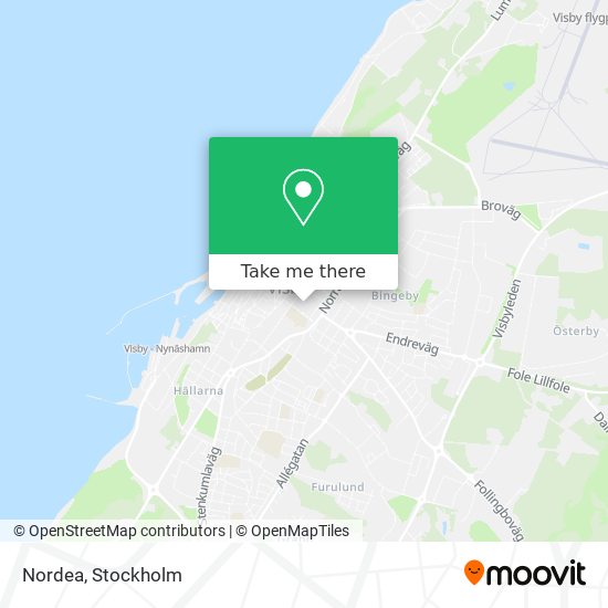 Nordea map