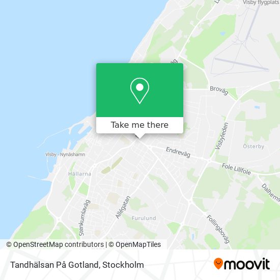 Tandhälsan På Gotland map