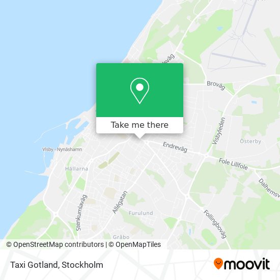 Taxi Gotland map