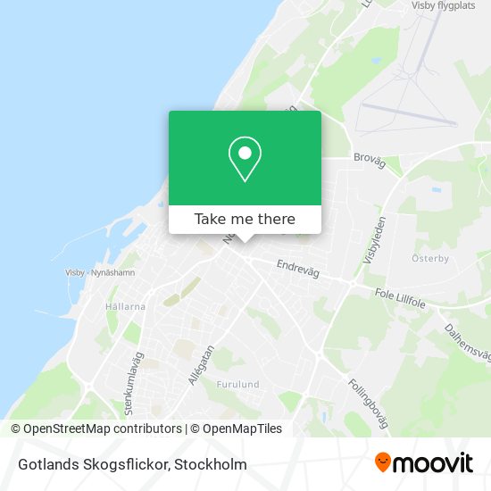 Gotlands Skogsflickor map