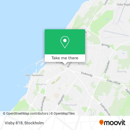 Visby 818 map