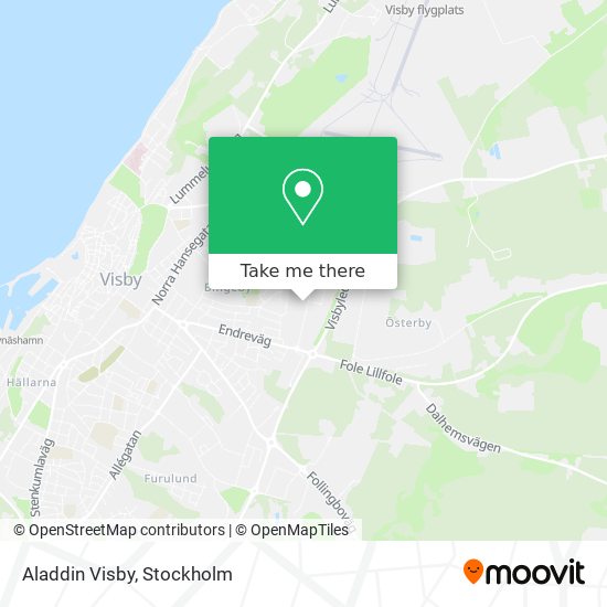 Aladdin Visby map