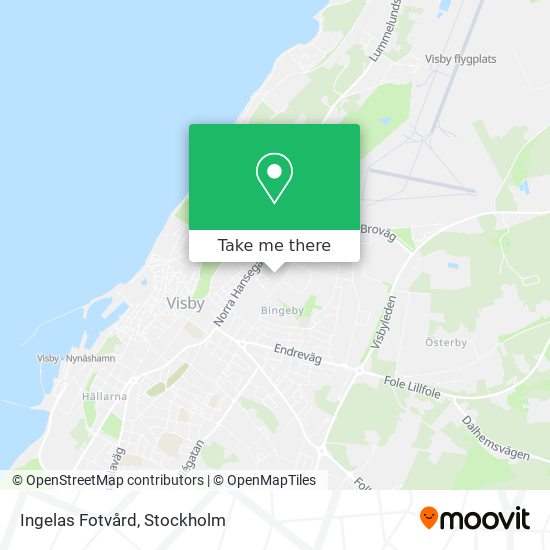 Ingelas Fotvård map