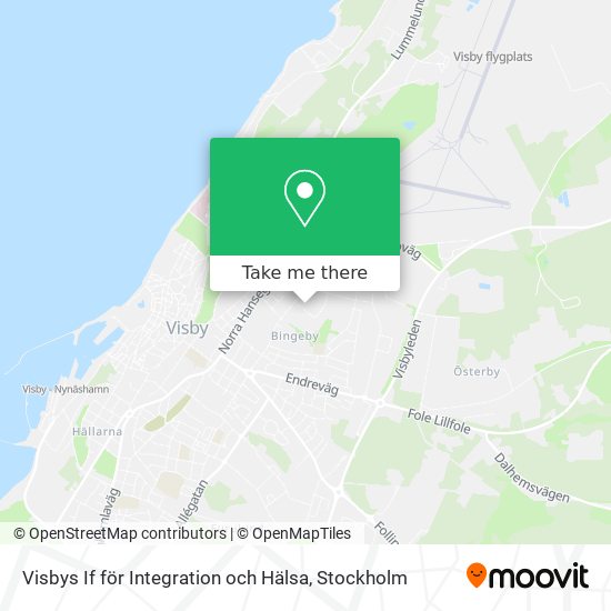 Visbys If för Integration och Hälsa map