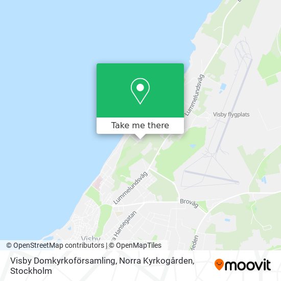 Visby Domkyrkoförsamling, Norra Kyrkogården map