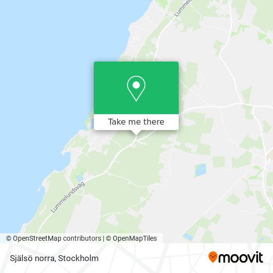 Själsö norra map