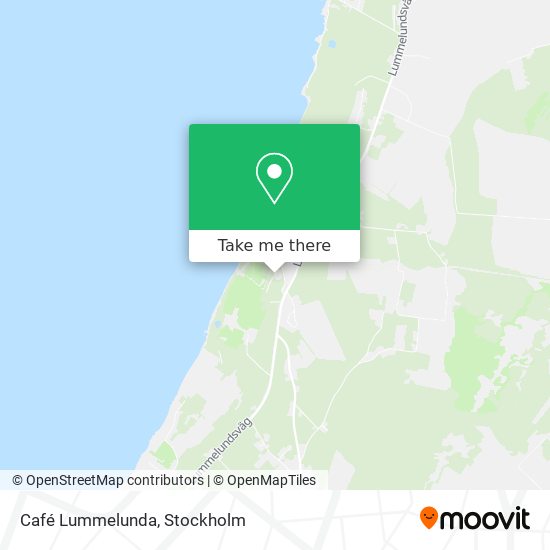 Café Lummelunda map