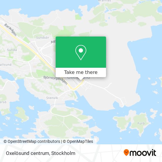 Oxelösund centrum map