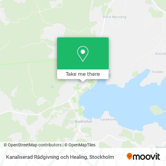 Kanaliserad Rådgivning och Healing map