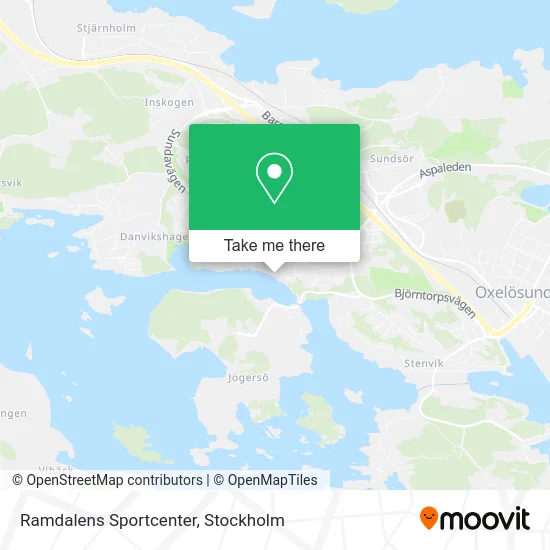 Ramdalens Sportcenter map