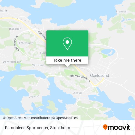 Ramdalens Sportcenter map