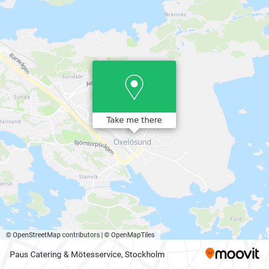 Paus Catering & Mötesservice map