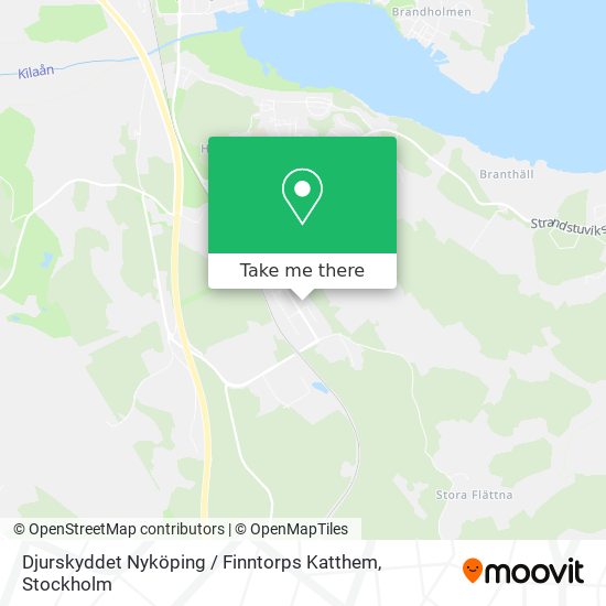 Djurskyddet Nyköping / Finntorps Katthem map