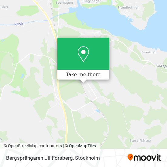 Bergsprängaren Ulf Forsberg map