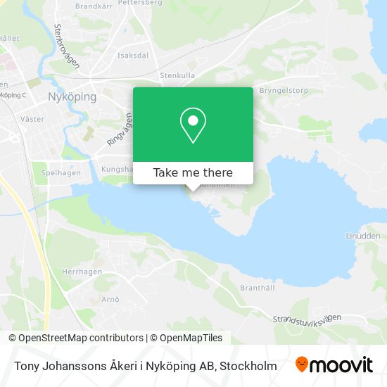 Tony Johanssons Åkeri i Nyköping AB map