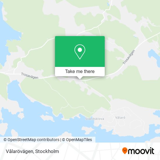 Vålarövägen map