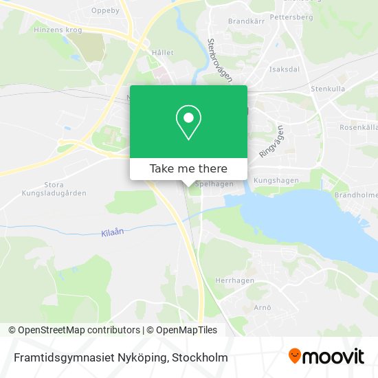 Framtidsgymnasiet Nyköping map