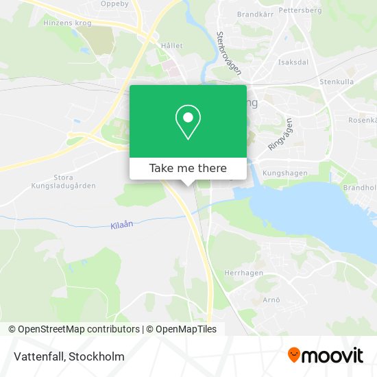 Vattenfall map