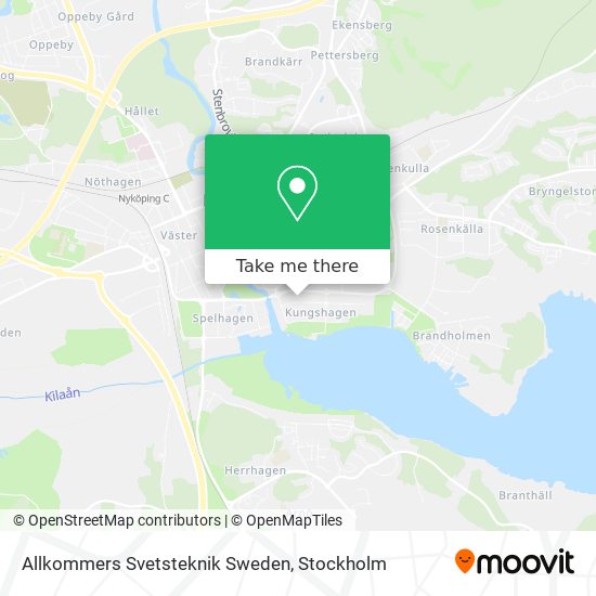 Allkommers Svetsteknik Sweden map