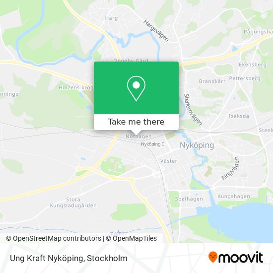 Ung Kraft Nyköping map