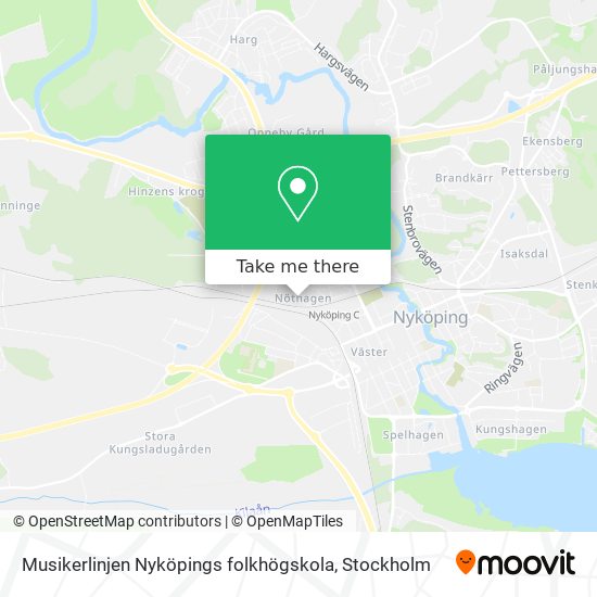 Musikerlinjen Nyköpings folkhögskola map