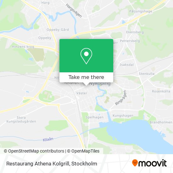 Restaurang Athena Kolgrill map