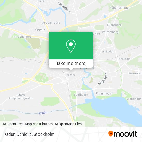 Ödün Daniella map