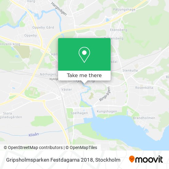 Gripsholmsparken Festdagarna 2018 map