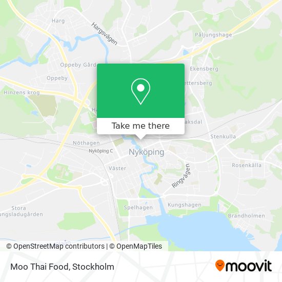 Moo Thai Food map