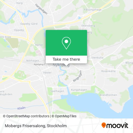 Mobergs Frisersalong map