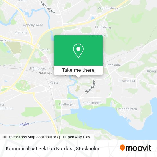 Kommunal öst Sektion Nordost map