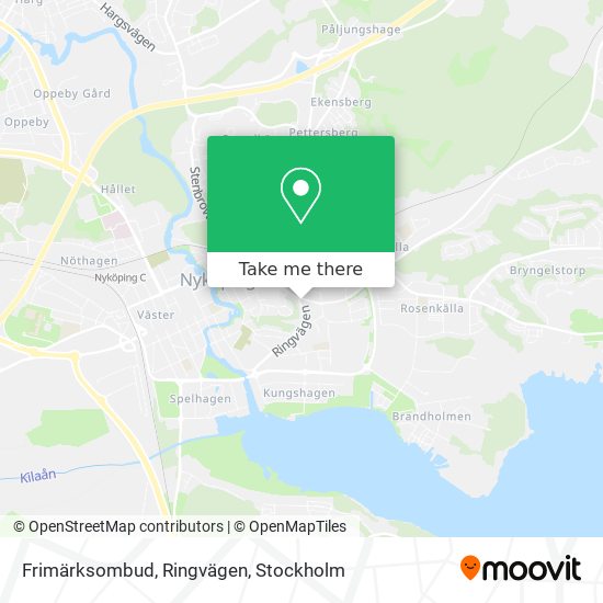 Frimärksombud, Ringvägen map